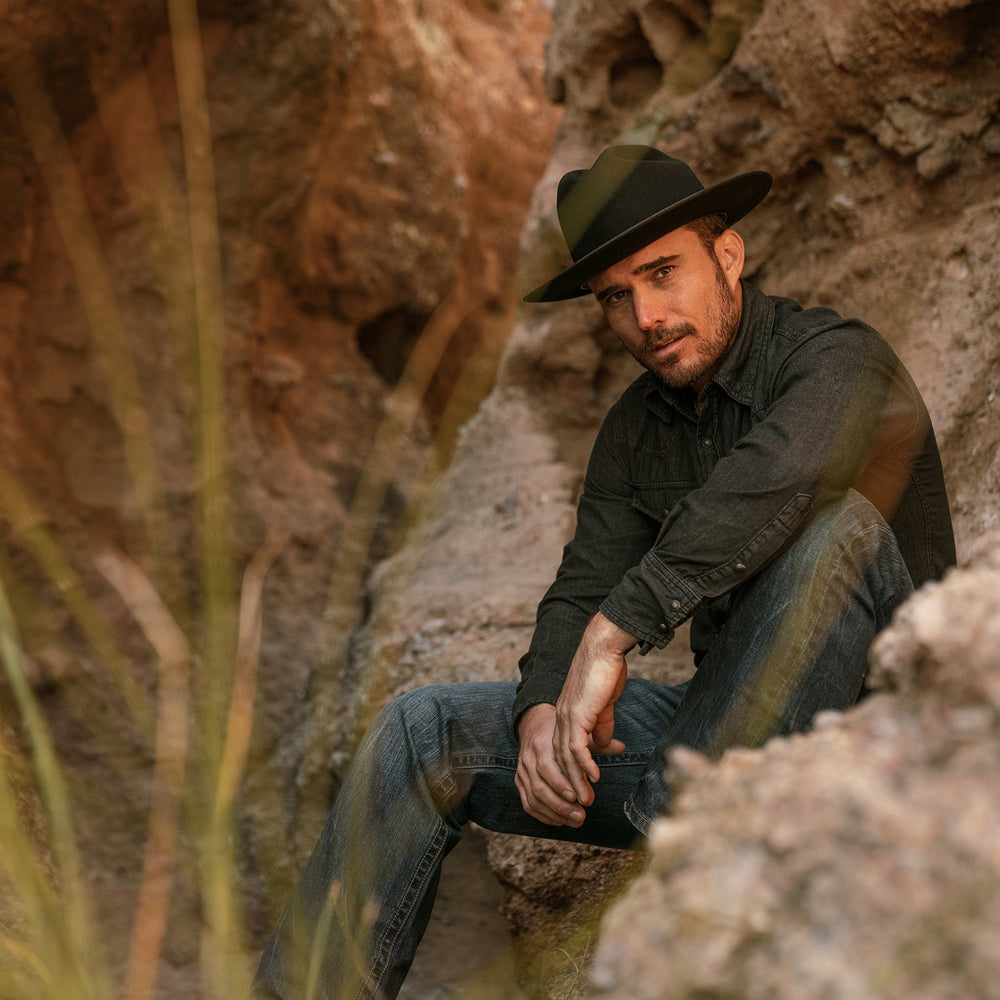 Open Road 6X Cowboy Hat Black | Stetson Hats