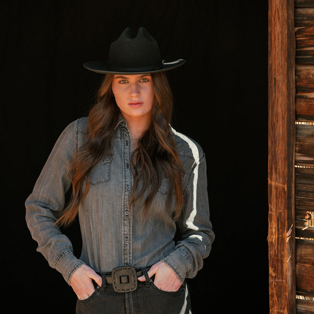Open Road 6X Cowboy Hat Black | Stetson Hats