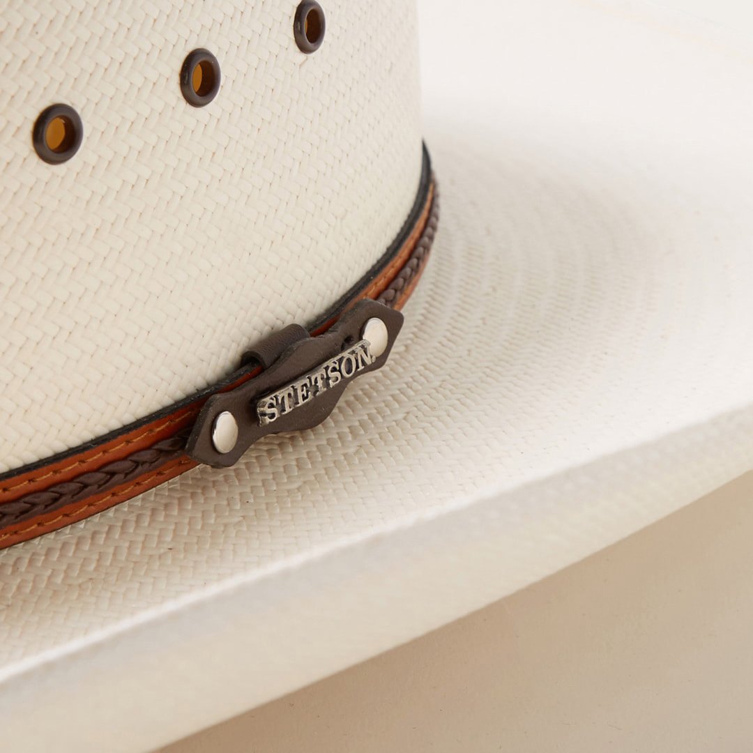 Alamo 8X Straw Cowboy Hat Natural | Stetson Hats