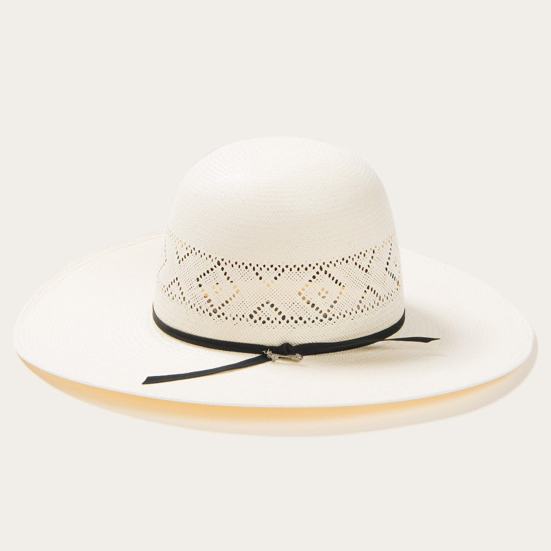 Saddleman 20X Open Crown Straw Cowboy Hat Natural | Stetson Hats