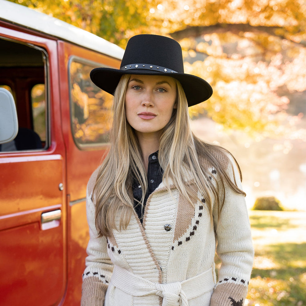 Black Hawk Outdoor Hat Black | Stetson Hats