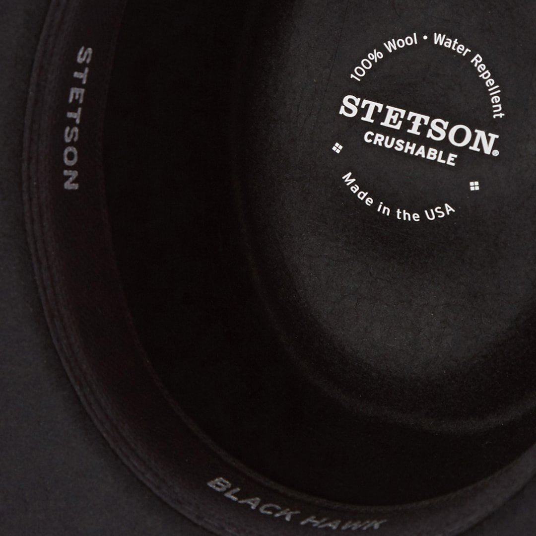 Black Hawk Outdoor Hat Black | Stetson Hats