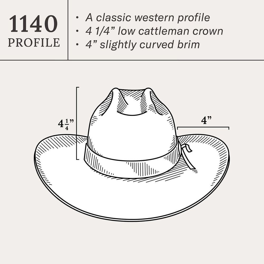 11 Stageline Oak | Stetson Hats