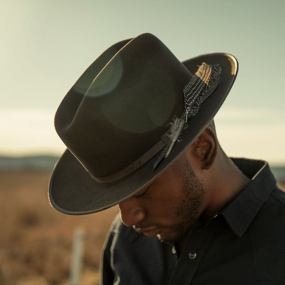 1865 Distressed Open Road Royal Deluxe Walnut | Stetson Hats