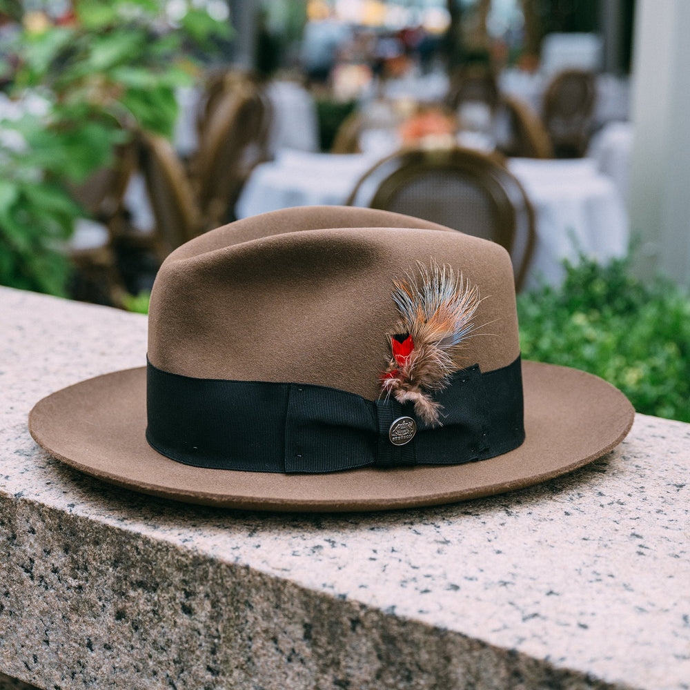 Temple Fedora Tawny | Stetson Hats