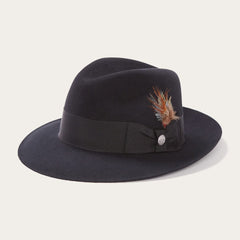 Temple Fedora Black | Stetson Hats