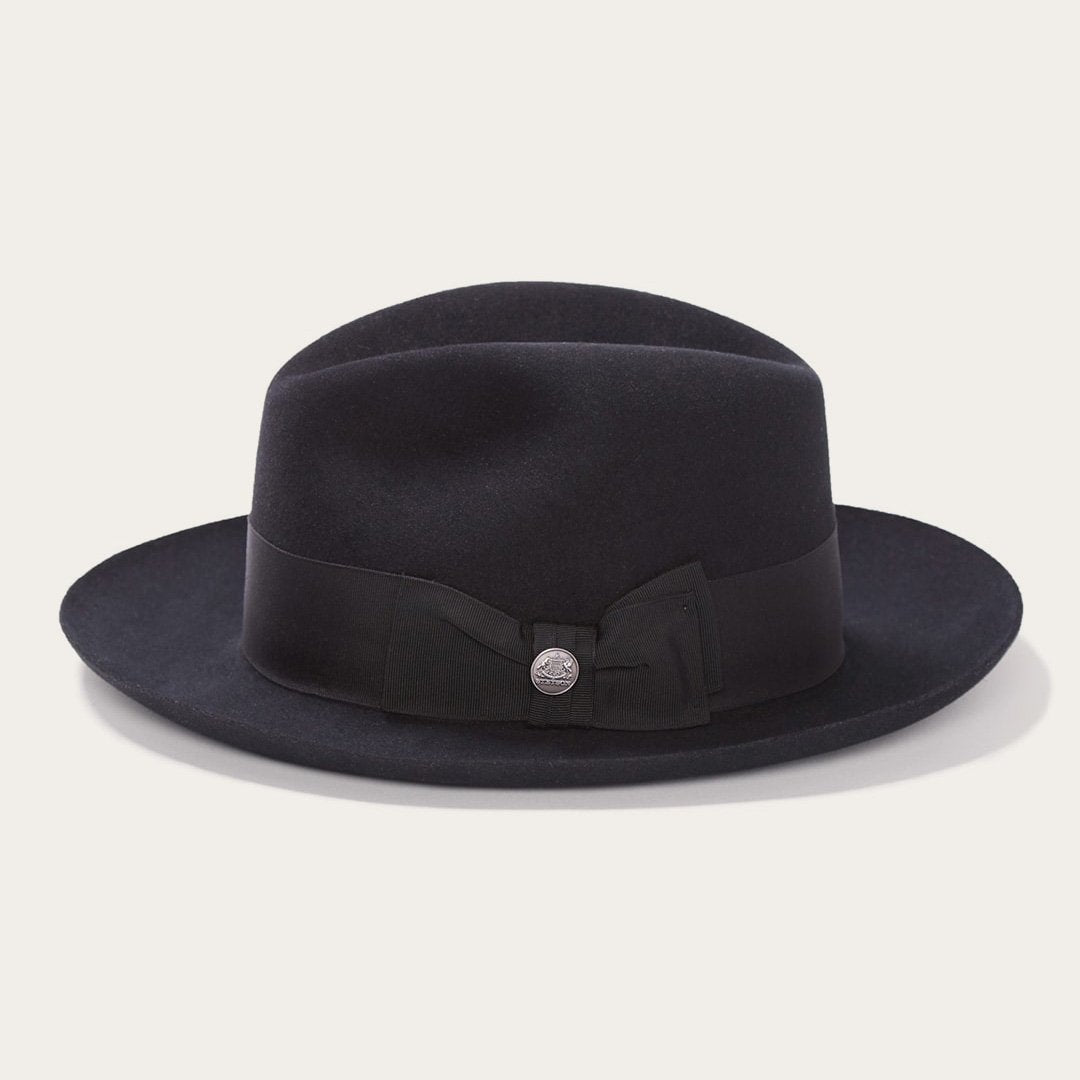 Temple Fedora Black | Stetson Hats