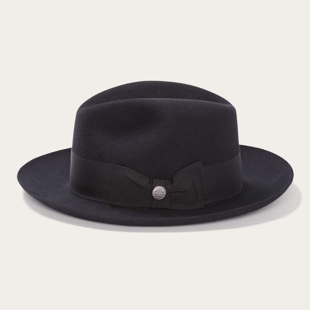 Temple Fedora Black | Stetson Hats