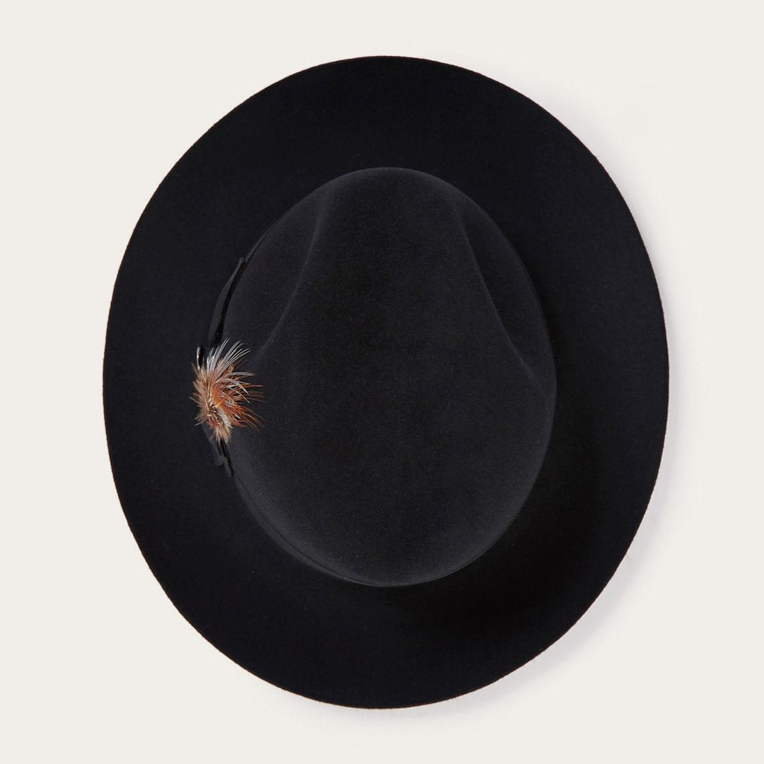 Temple Fedora Black | Stetson Hats