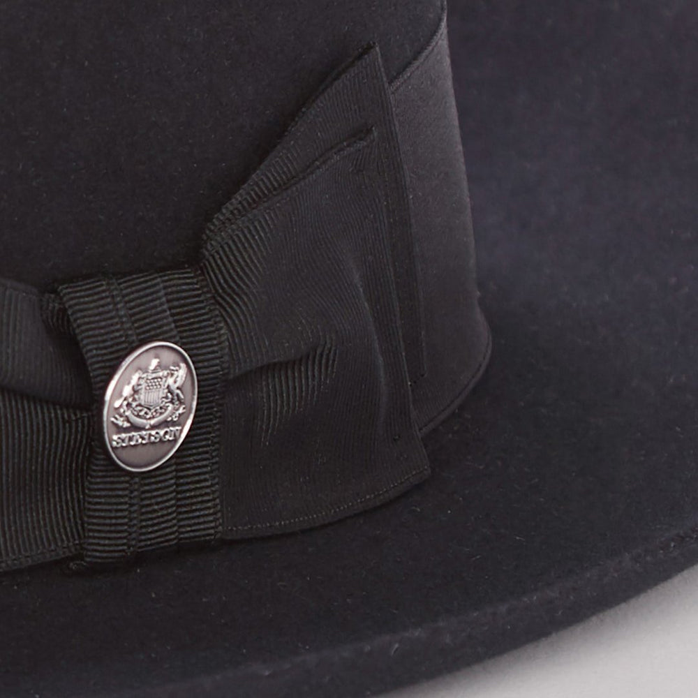 Temple Fedora Black | Stetson Hats