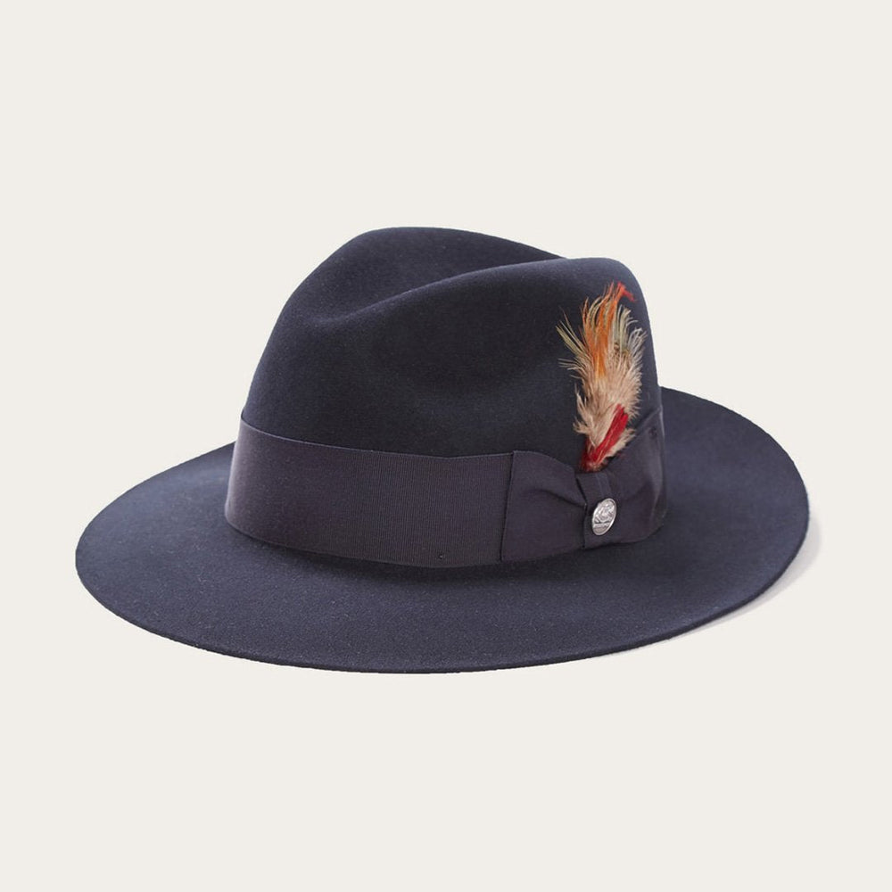 Temple Fedora Navy | Stetson Hats
