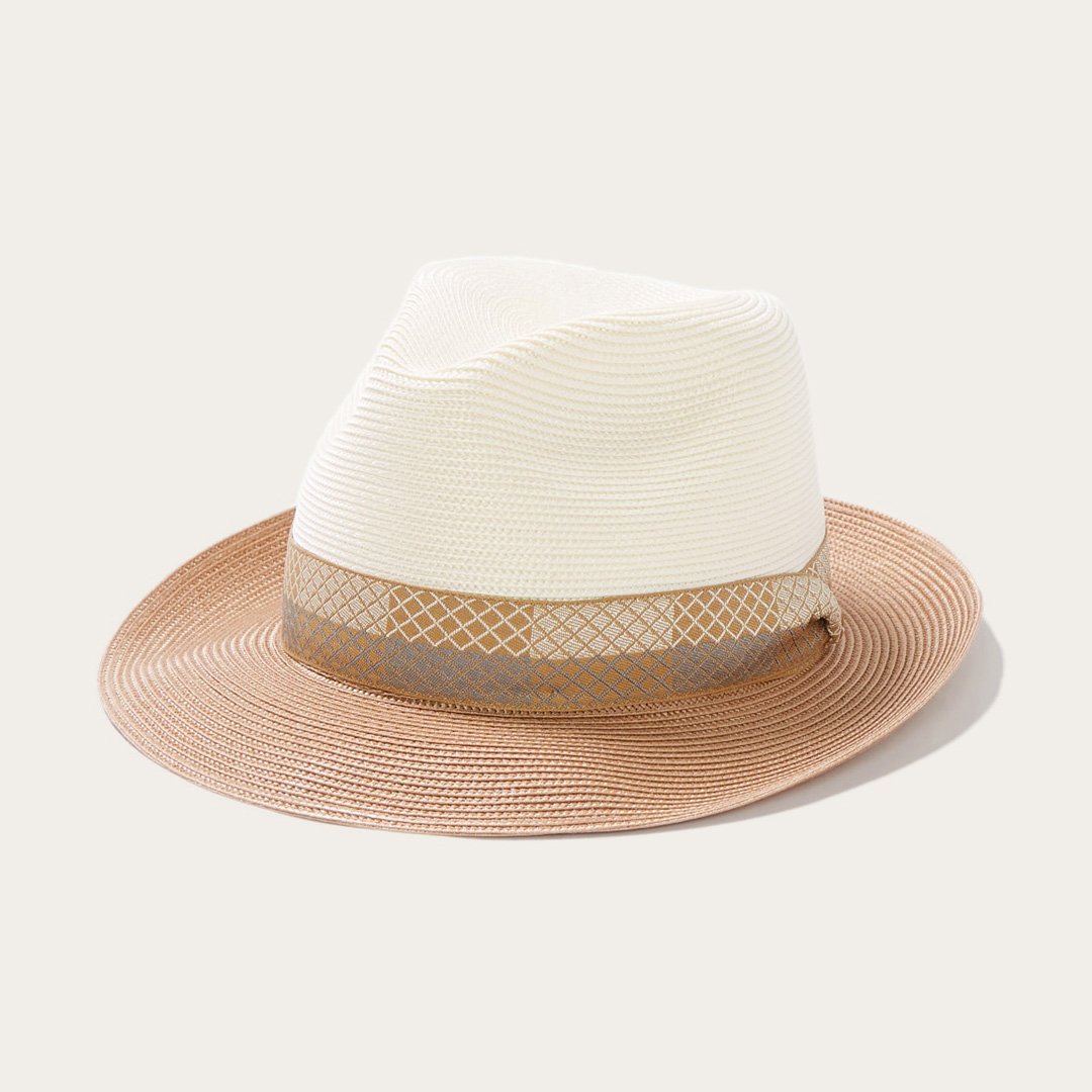 Andover Milan Fedora Ivory Cognac | Stetson Hats