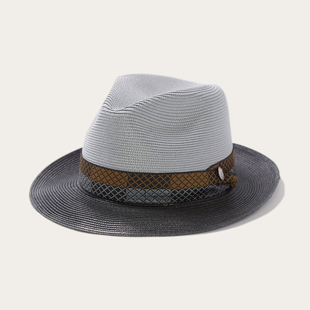 Andover Milan Fedora Grey Black | Stetson Hats