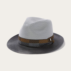 Andover Milan Fedora Grey Black | Stetson Hats