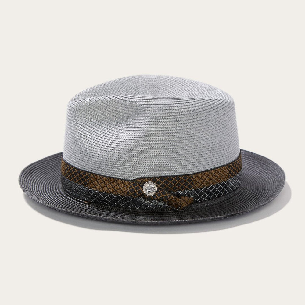 Andover Milan Fedora Grey Black | Stetson Hats