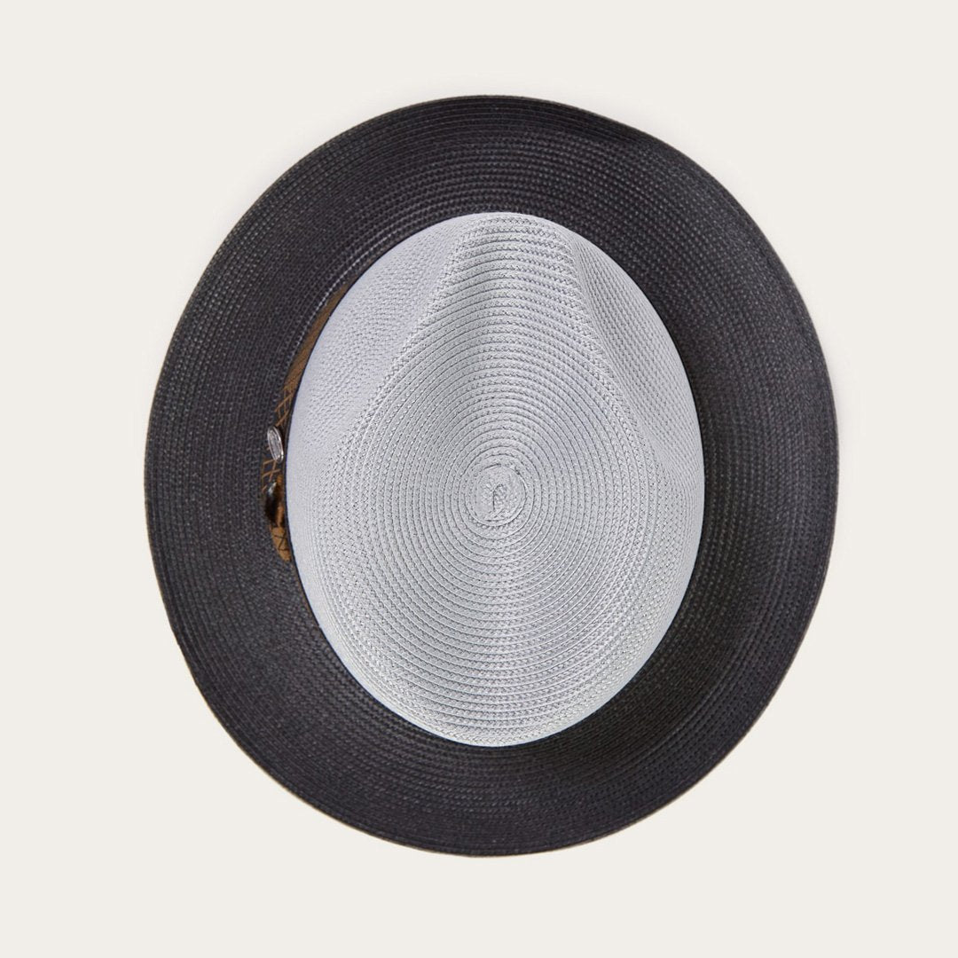 Andover Milan Fedora Grey Black | Stetson Hats