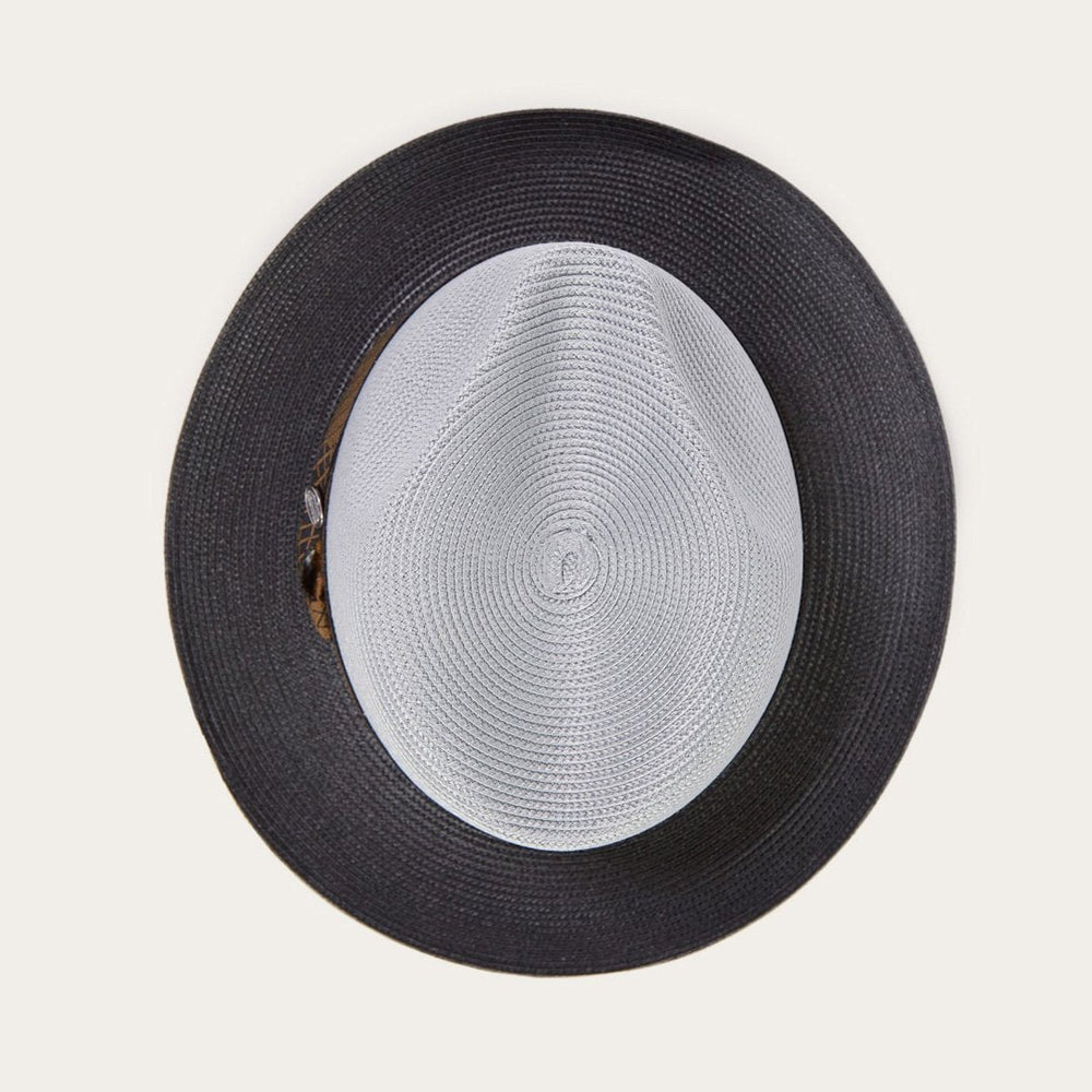 Andover Milan Fedora Grey Black | Stetson Hats
