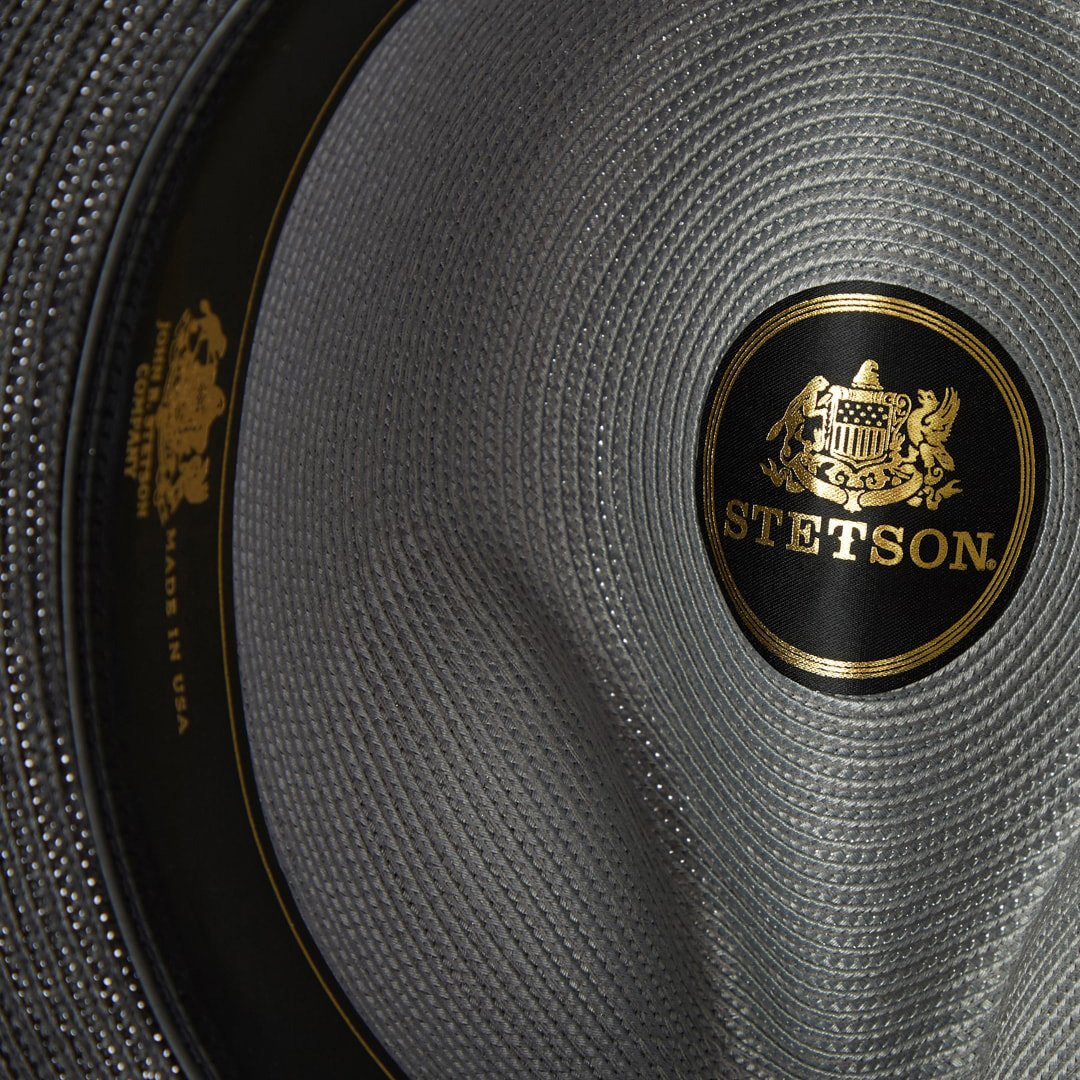 Andover Milan Fedora Grey Black | Stetson Hats