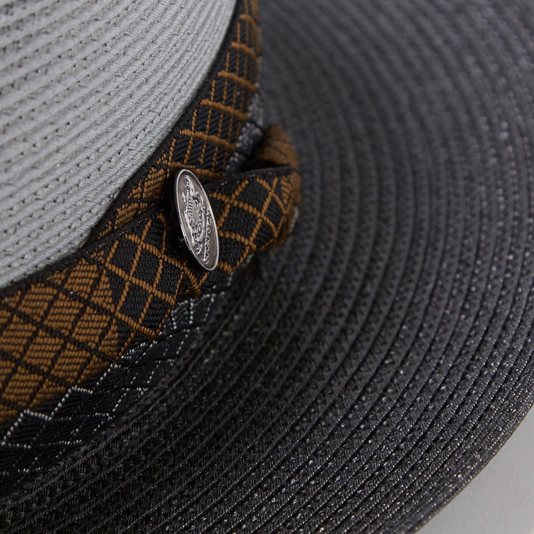 Andover Milan Fedora Grey Black | Stetson Hats