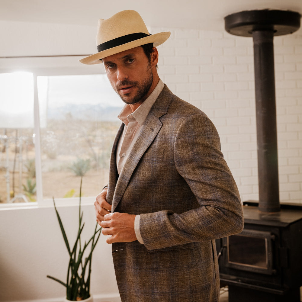 Center Dent Panama Fedora Natural | Stetson Hats