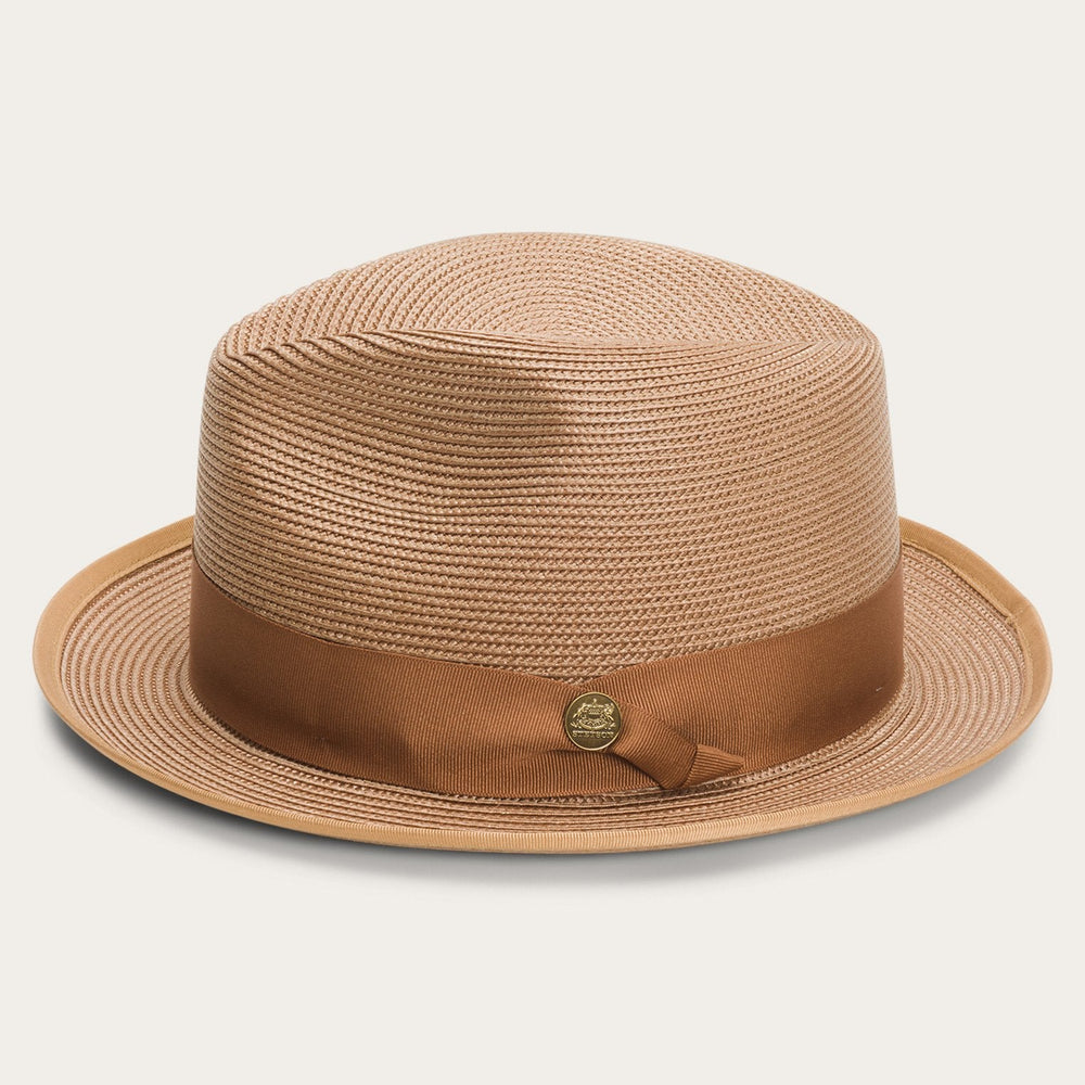 Latte Milan Fedora Cognac | Stetson Hats