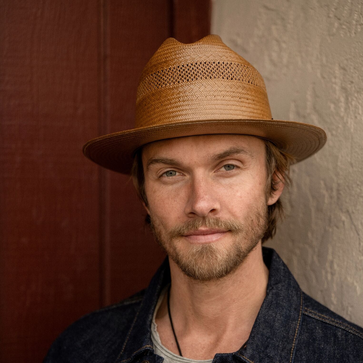 Open Road Vented Straw Cowboy Hat Cognac | Stetson Hats