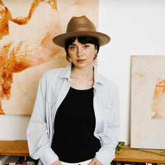 Open Road Vented Straw Cowboy Hat Cognac | Stetson Hats