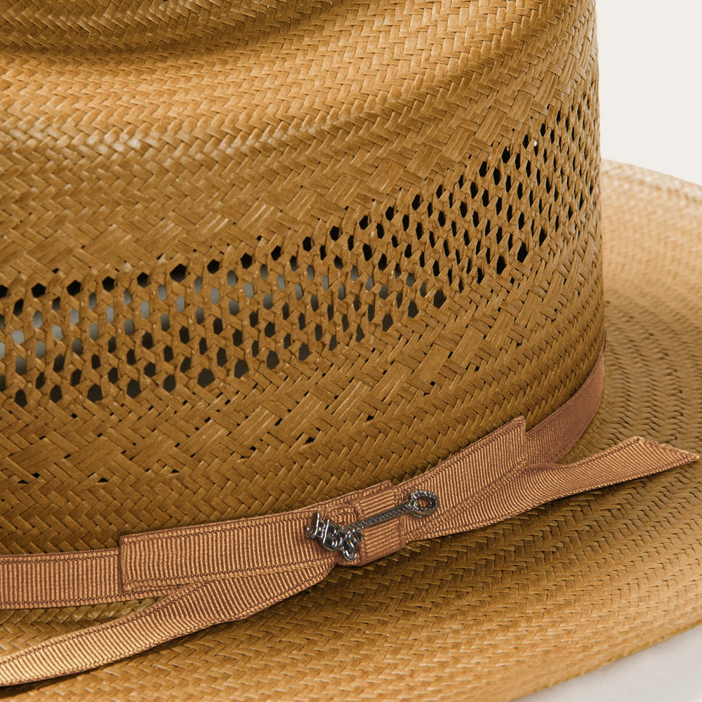Open Road Vented Straw Cowboy Hat Cognac | Stetson Hats