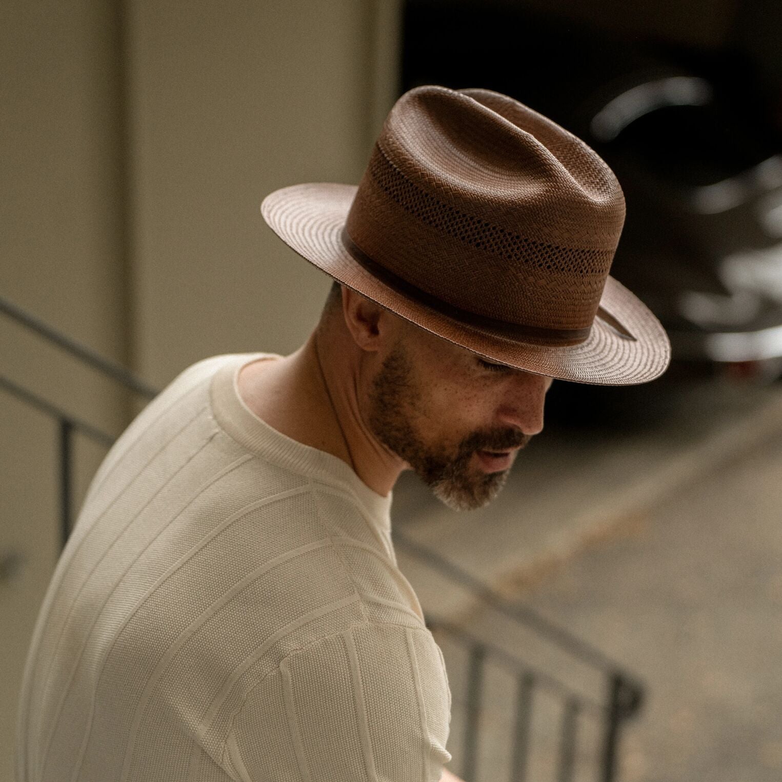 Open Road Vented Straw Cowboy Hat Chocolate | Stetson Hats