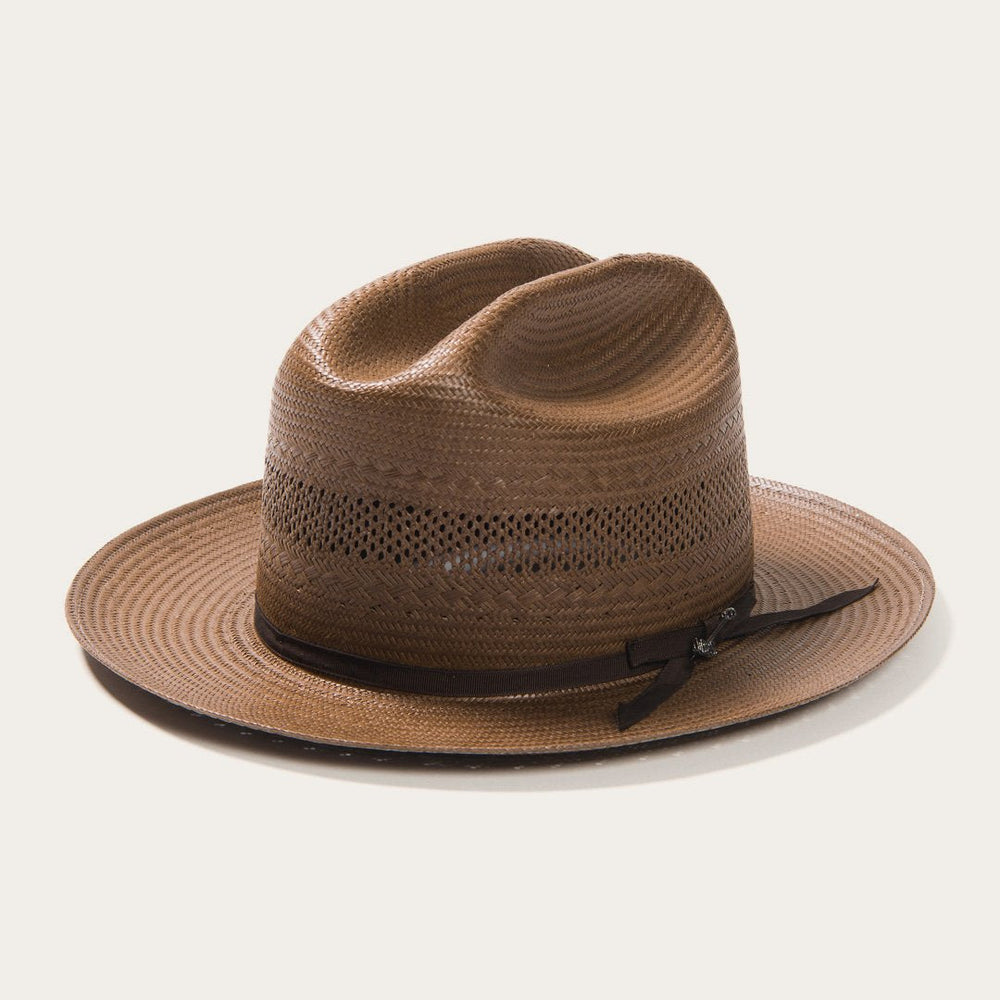 Open Road Vented Straw Cowboy Hat Chocolate | Stetson Hats