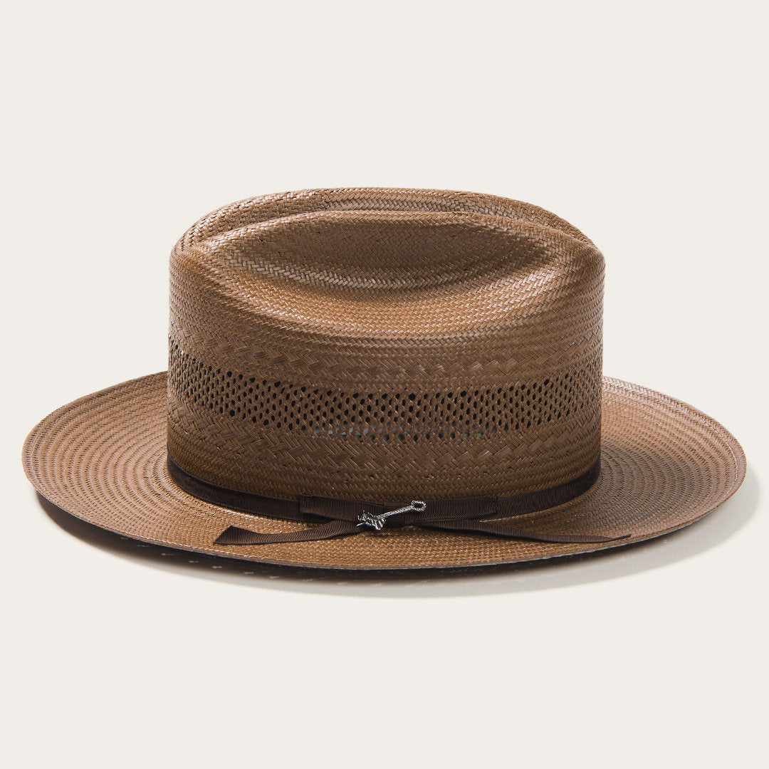 Open Road Vented Straw Cowboy Hat Chocolate | Stetson Hats