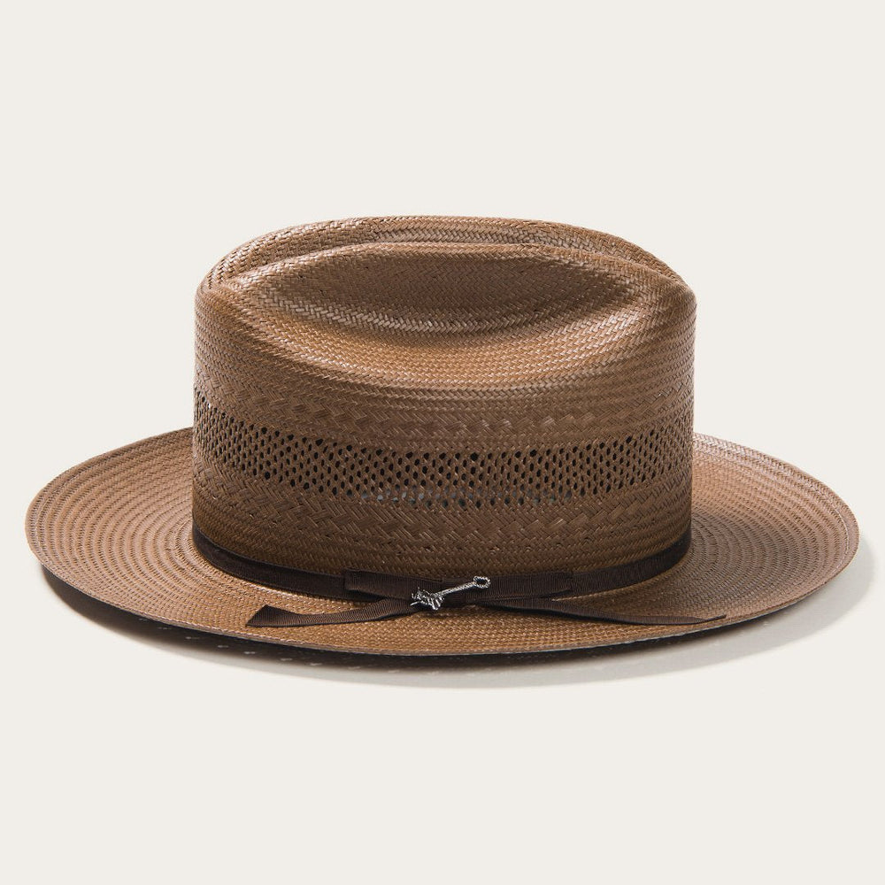 Open Road Vented Straw Cowboy Hat Chocolate | Stetson Hats
