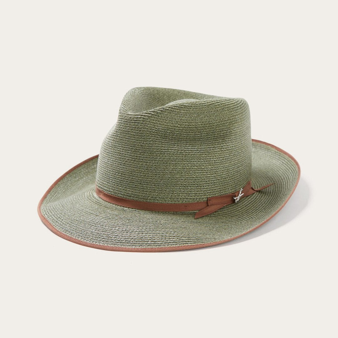 Stratoliner Hemp Fedora Sage | Stetson Hats