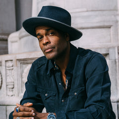 Stratoliner Hemp Fedora Navy | Stetson Hats