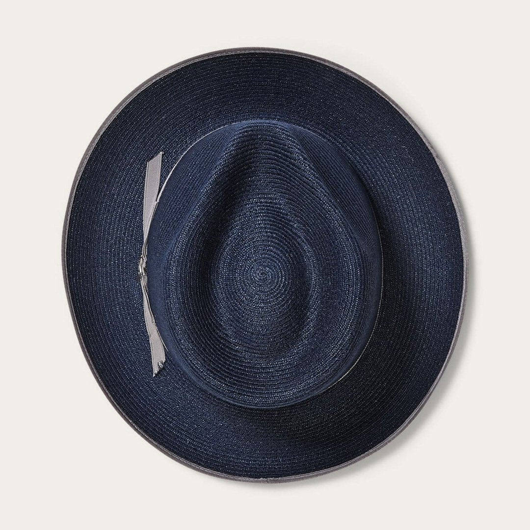 Stratoliner Hemp Fedora Navy | Stetson Hats