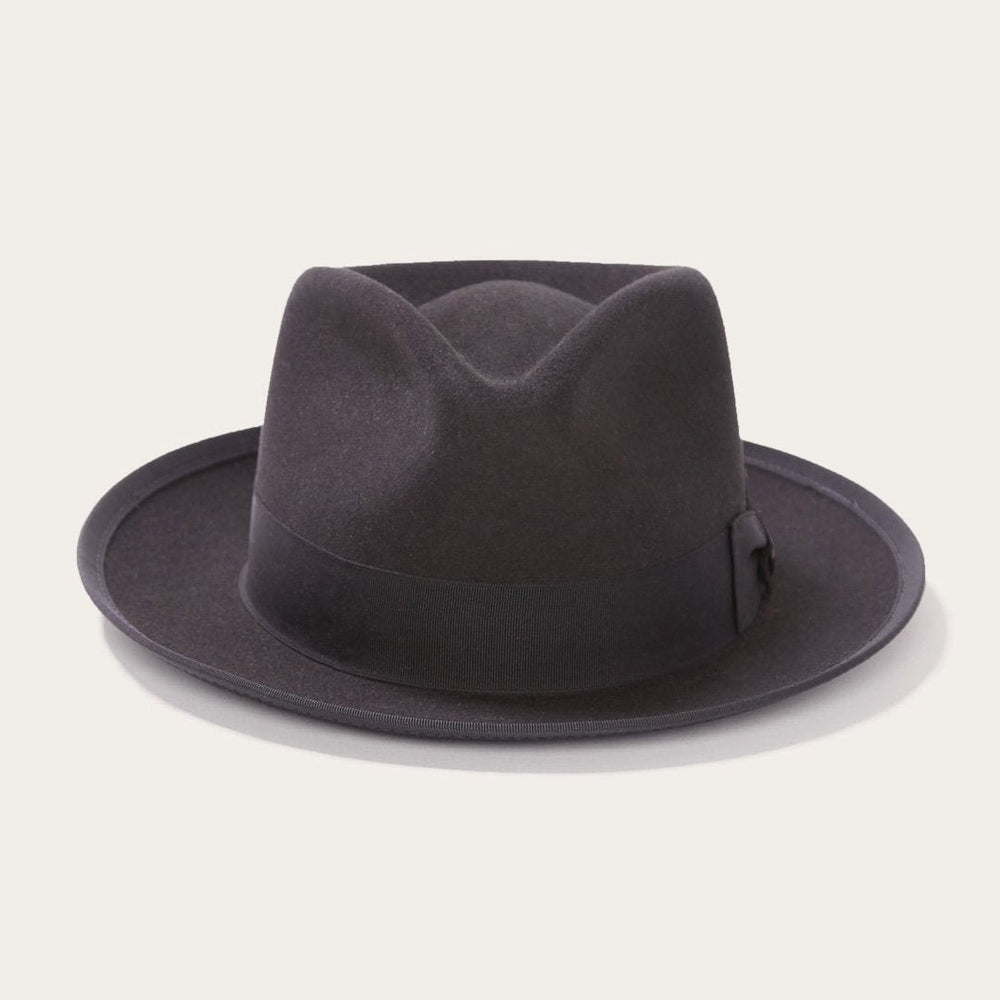 Whippet Wool Fedora Black | Stetson Hats