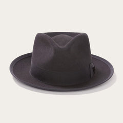 Whippet Wool Fedora Black | Stetson Hats