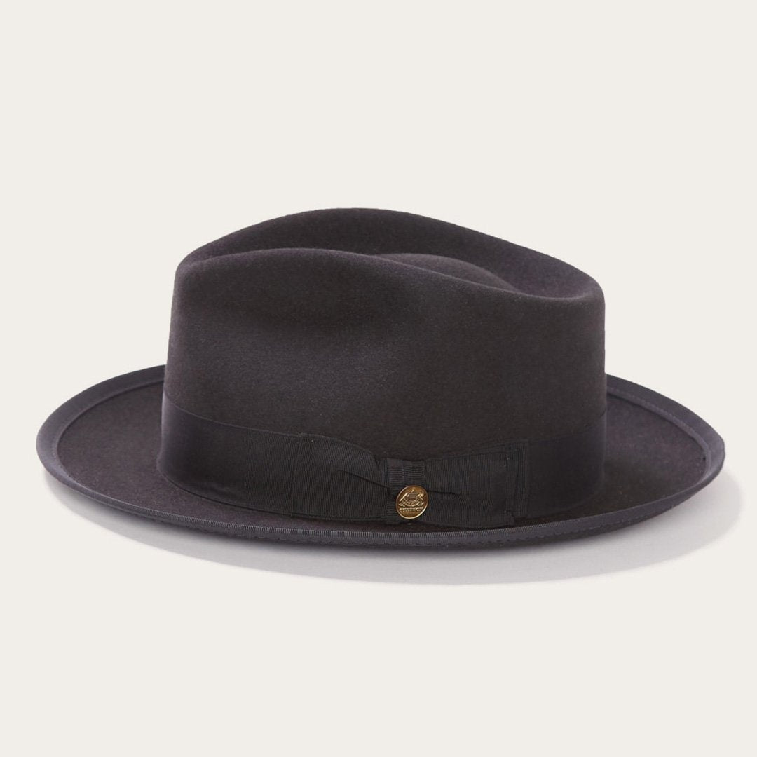Whippet Wool Fedora Black | Stetson Hats