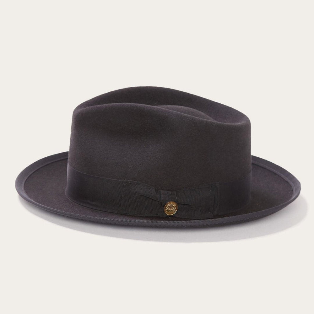 Whippet Wool Fedora Black | Stetson Hats