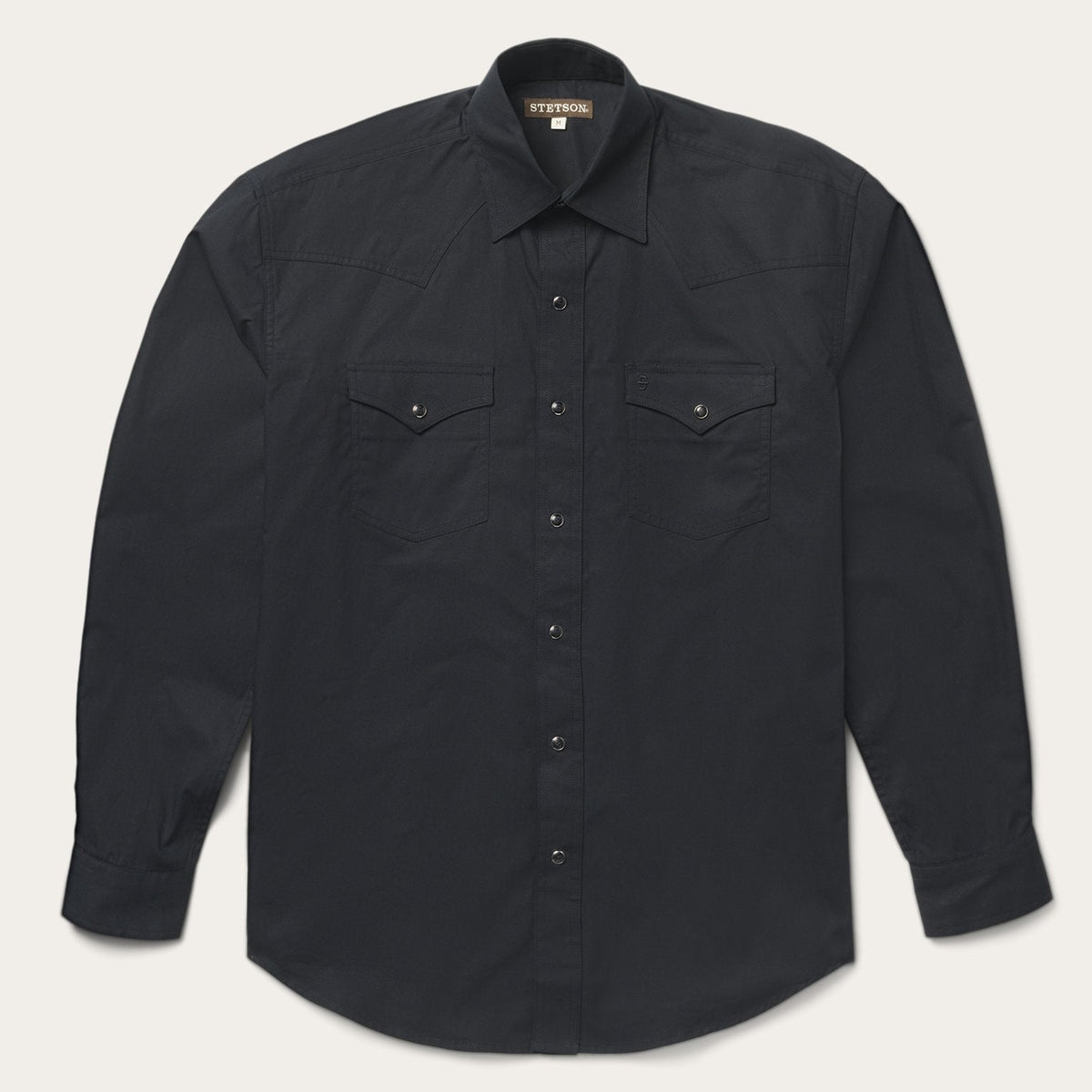 Classic Western Shirt in Black Black | Stetson Men
