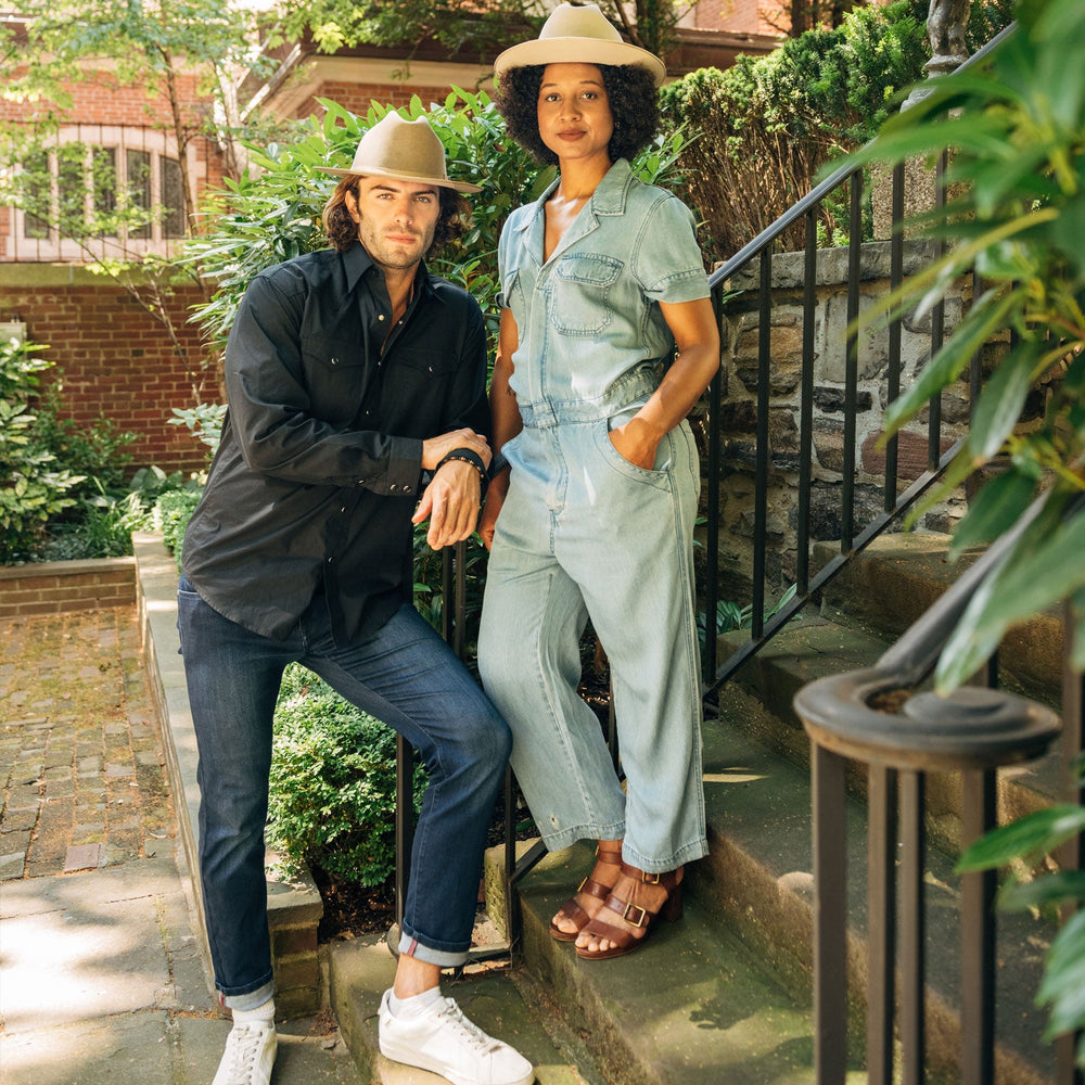 Classic Western Shirt in Black Black | Stetson Men