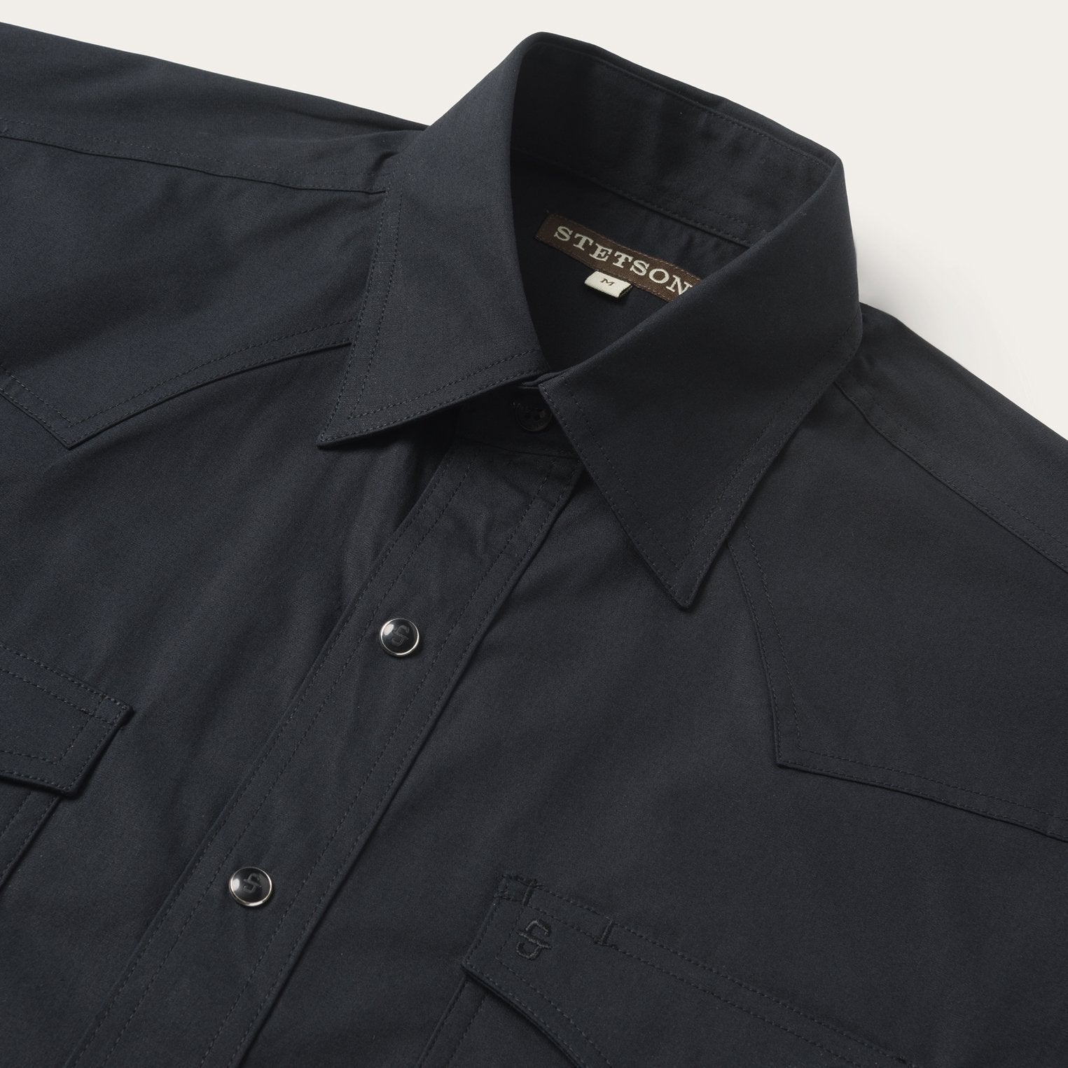 Classic Western Shirt in Black Black | Stetson Men