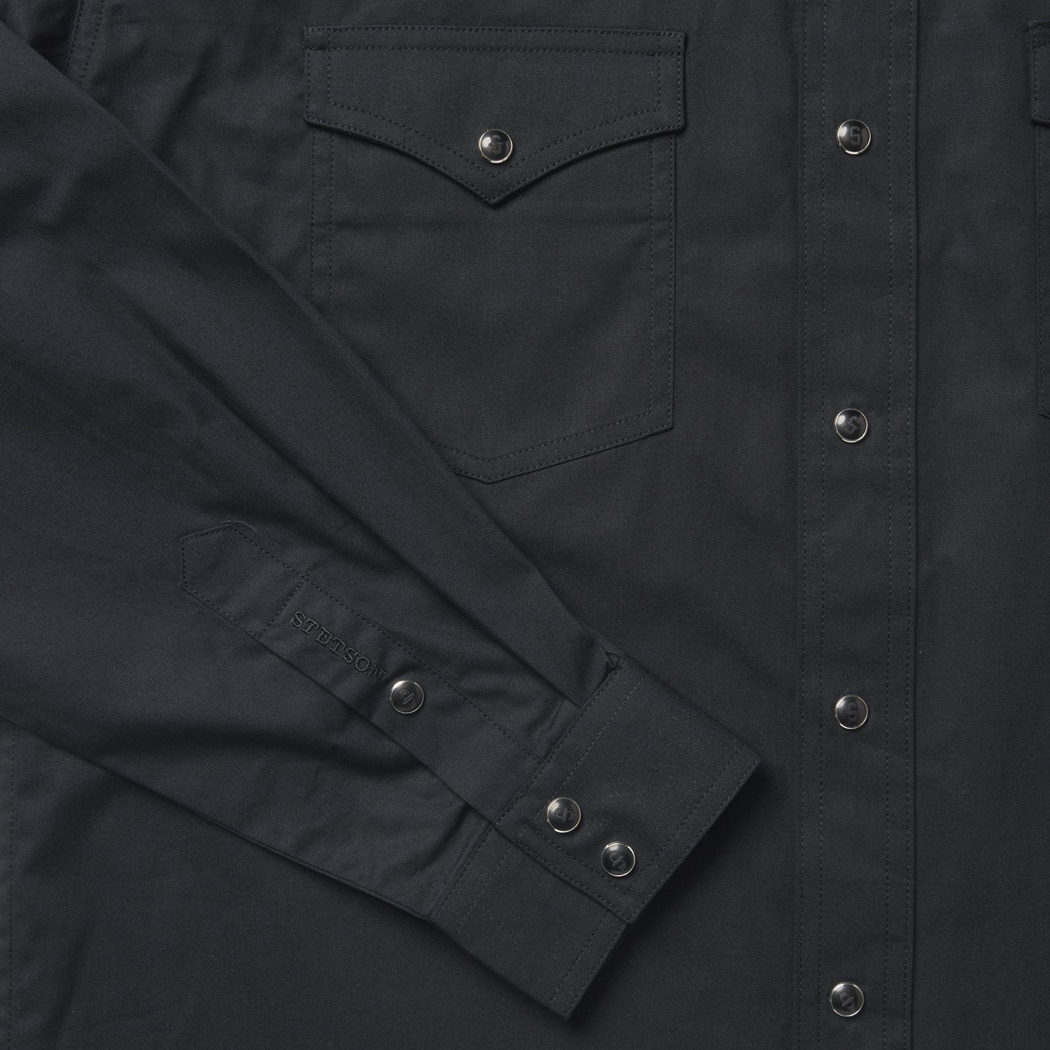 Classic Western Shirt in Black Black | Stetson Men