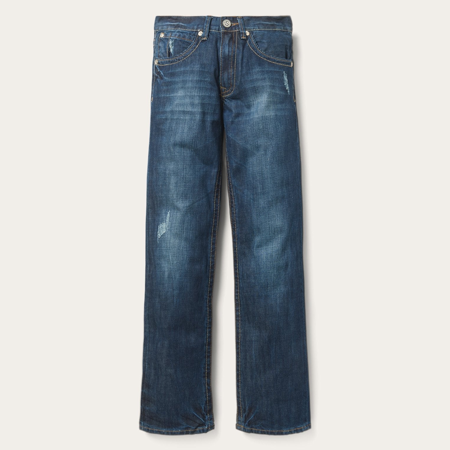 1312 Fit Jeans With Back Pocket Detail Blue | Stetson Men