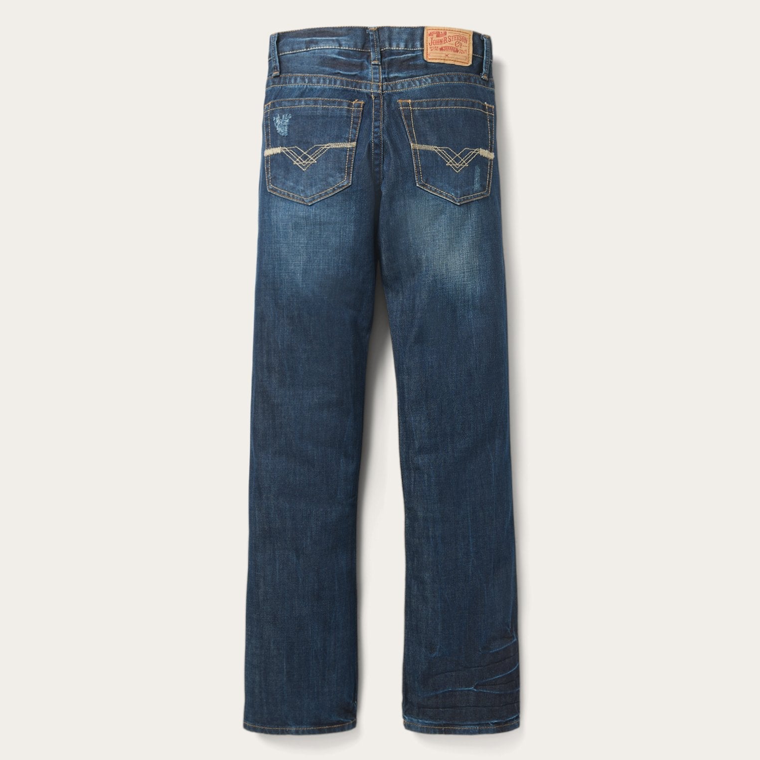 1312 Fit Jeans With Back Pocket Detail Blue | Stetson Men