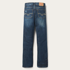 1312 Fit Jeans With Back Pocket Detail Blue | Stetson Men