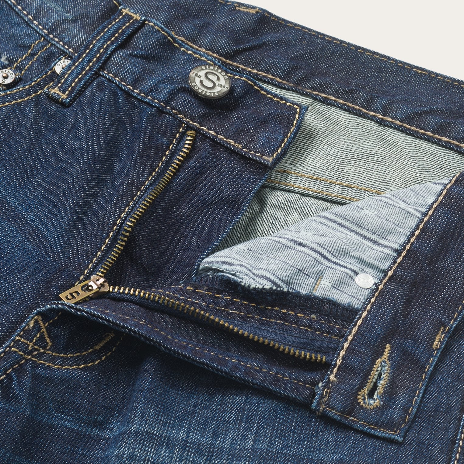 1312 Fit Destructed Jeans Blue | Stetson Men