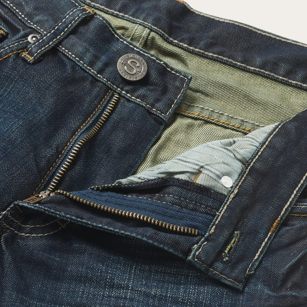 1312 Fit Jeans With a Pieced Back Pocket Blue | Stetson Men