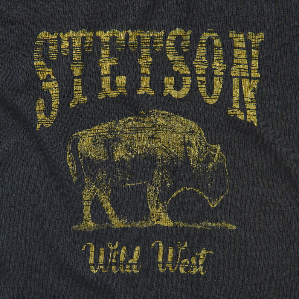 Bison Graphic Tee Black | Stetson Women