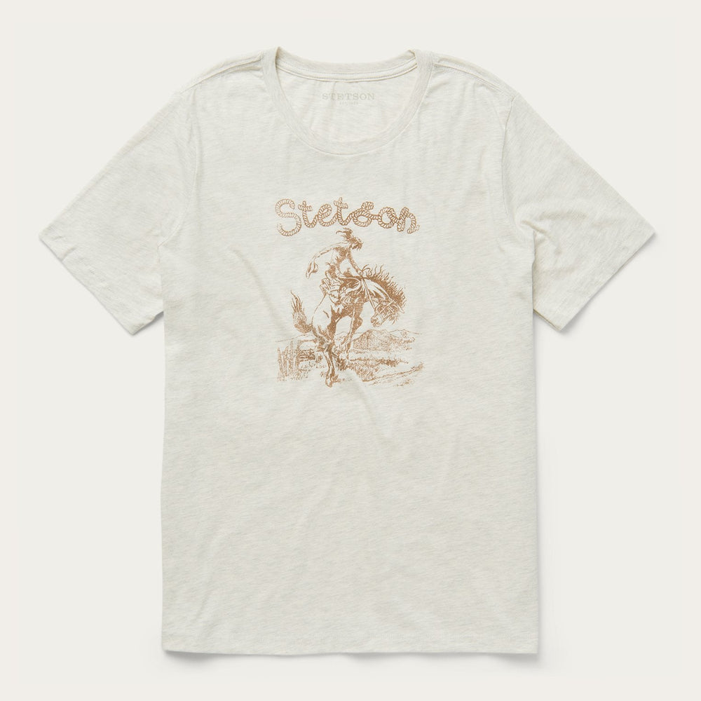 Giddy Up Graphic Tee White | Stetson Women